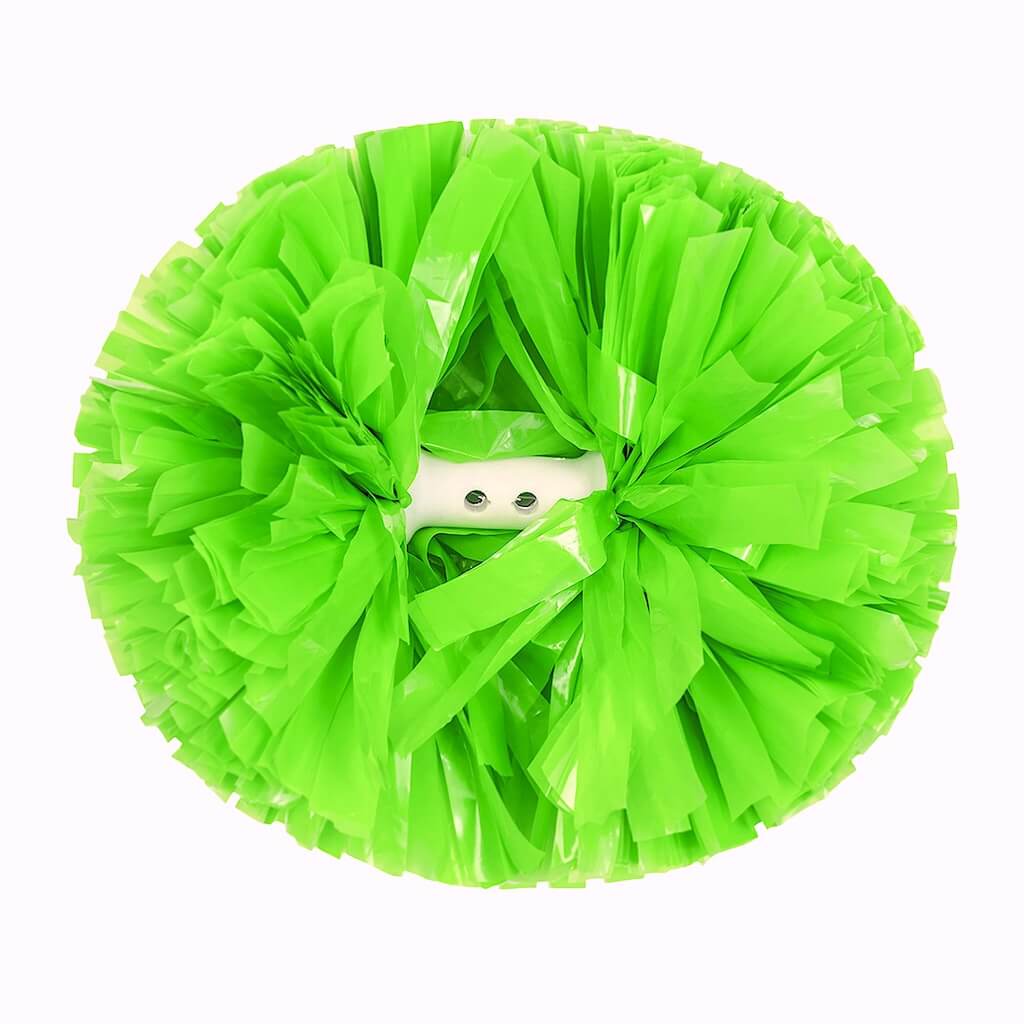 2Pcs Set Double-Ended Neon Wet-Look Cheerleading Pom Poms – Power