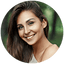 Woman with a blurred background