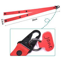Cheer Pom Pom Holder - Adjustable Straps & Name Tag for Easy, Hands-Free Cheer Gear Carrying