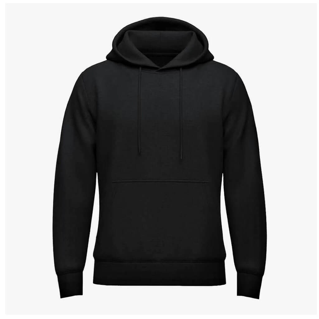 Black shop hoodie custom