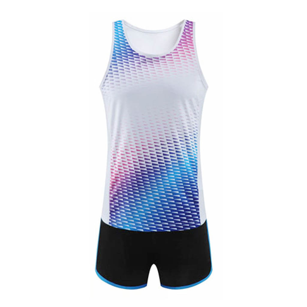 ladies running gear Custom Lightweight Women's Running Clothes Sets White Black / XS