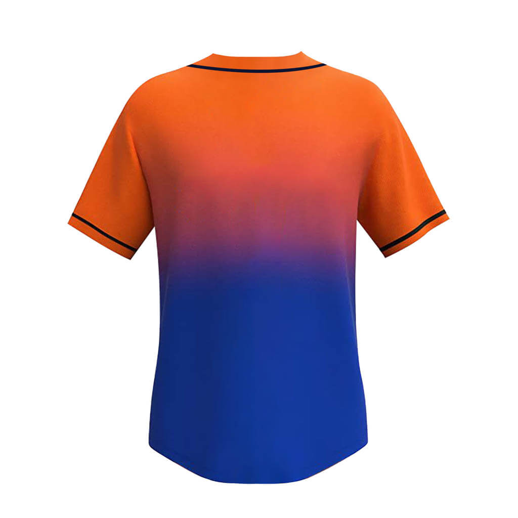 Orange and hot sale blue shirt