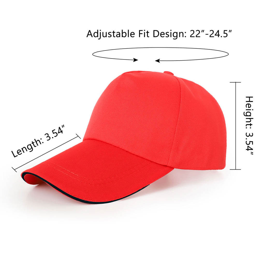 custom women's baseball cap adjustable fit