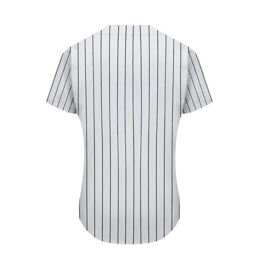 Cheap pinstripe hot sale baseball jersey