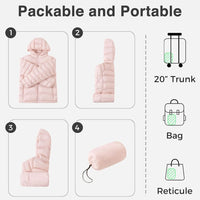 Custom Women’s Ultra Light Packable Down Jacket