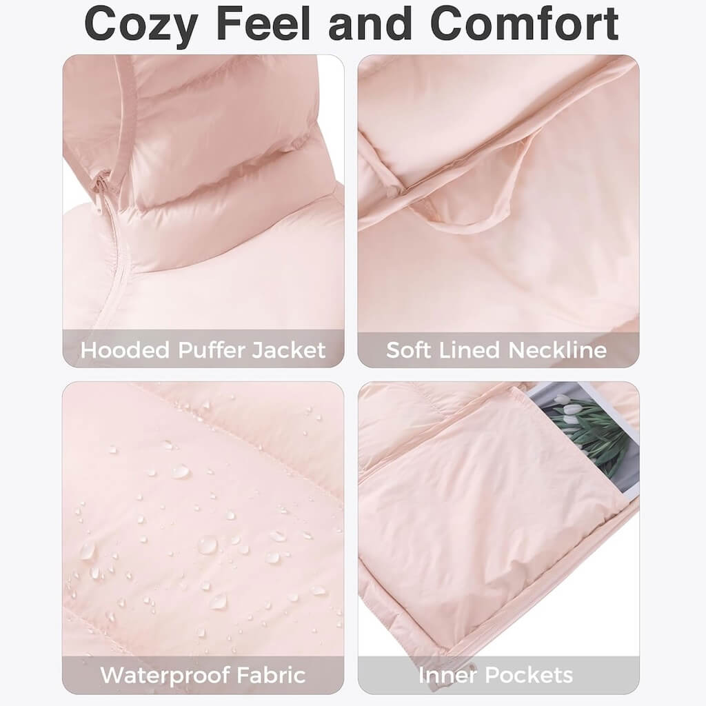 Custom Women’s Ultra Light Packable Down Jacket