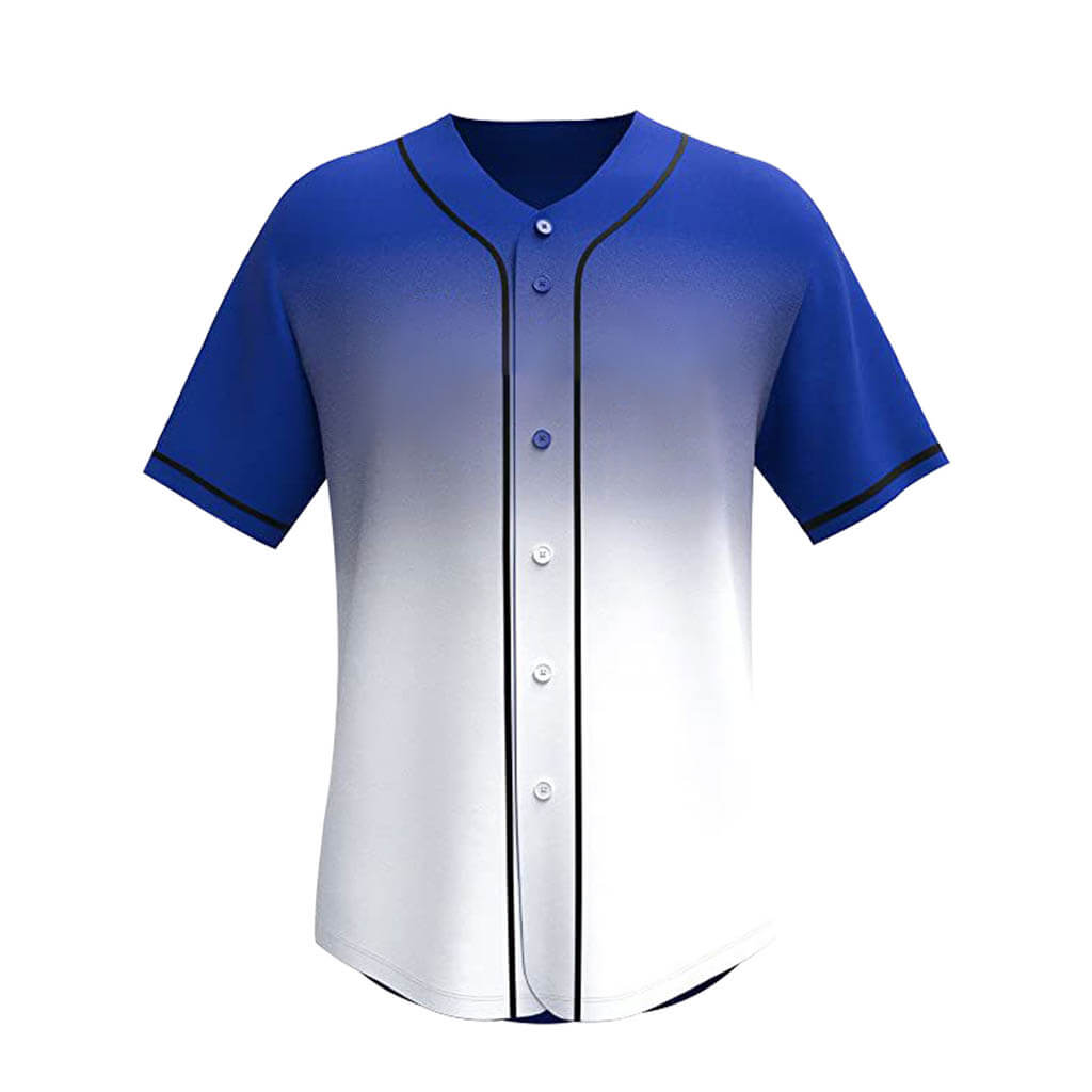 Custom Men s Ombre Baseball Style Shirts Power Rich Sports Inc