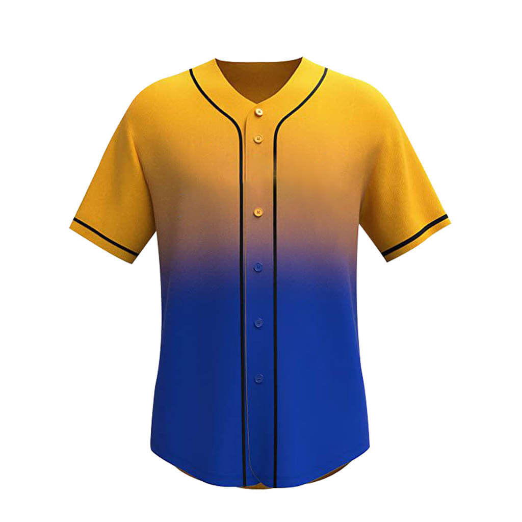 Overview Baseball Style Custom Men’s Ombre Baseball Style Shirts – Power Rich Sports Inc