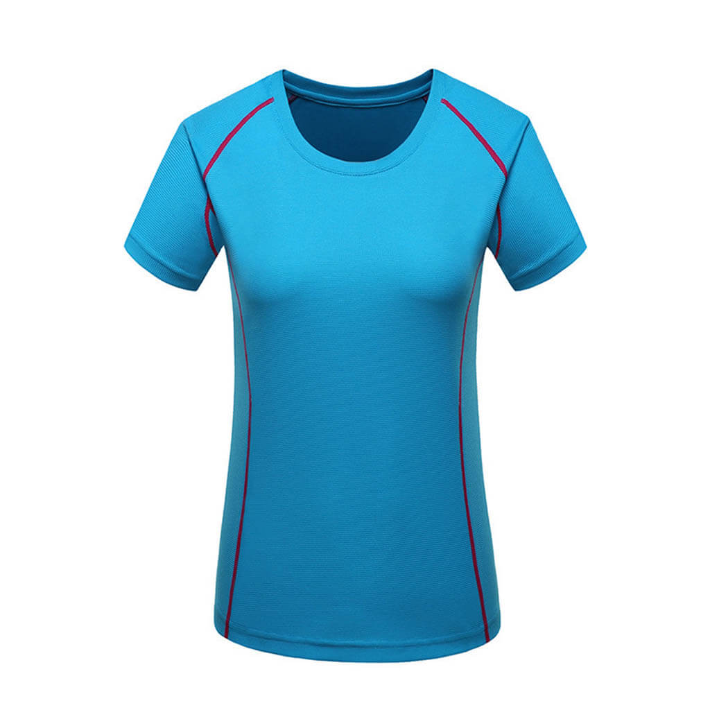 Custom Neon Color Women's Workout Shirts Blue / S, image size:1024x1024